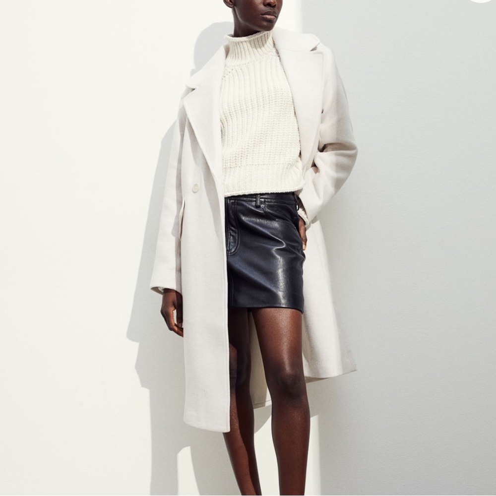 H&M double breasted coat